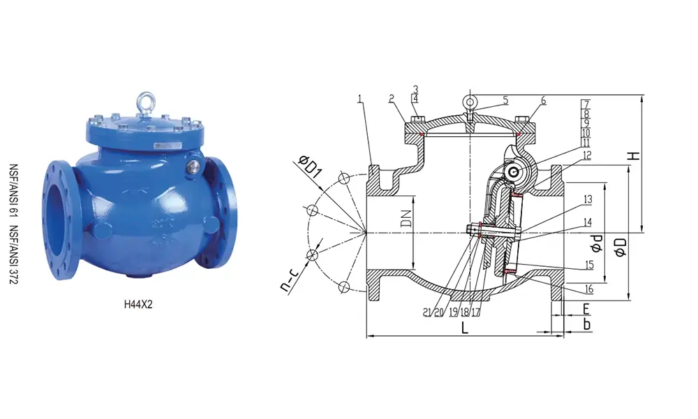 BS EN 12334 Swing Check Valve